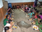 Dinner sponsored in School cum Orphanage home children